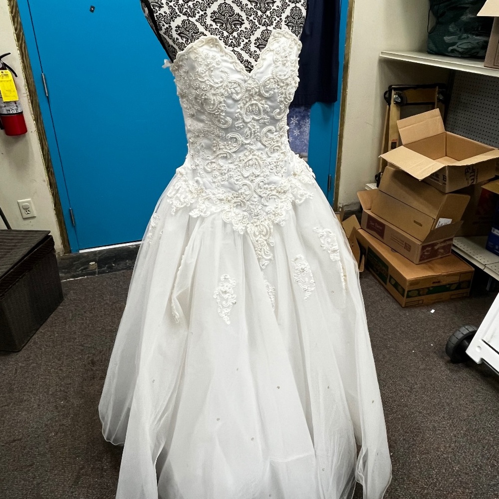 Strapless Wedding Gown